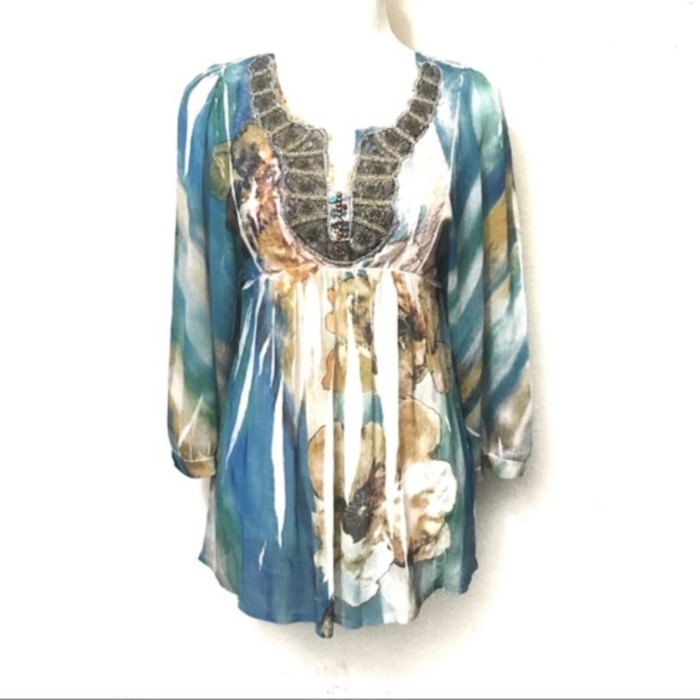 💎 Mushka by Sienna Rose spring boho chiffon tunic